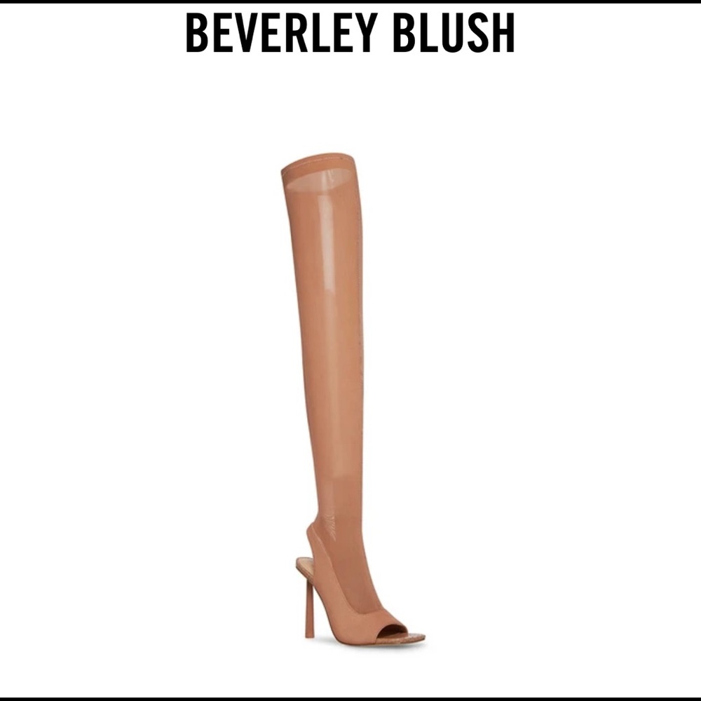 Steve Madden Beverly Blush Thigh High Heels (US 11)